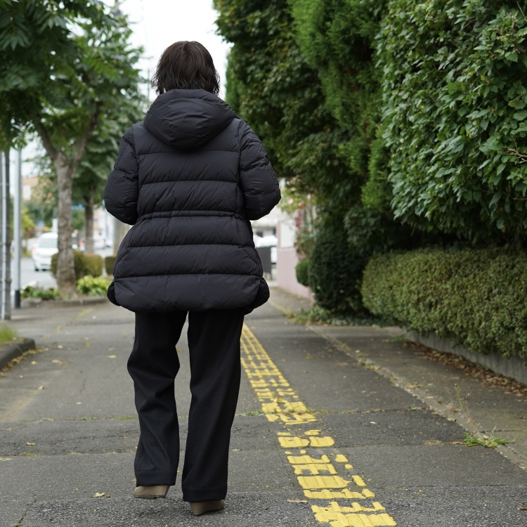  CANADA GOOSE / 5076L ALLISTON JACKET (Black) 身長162cm・Ssize着用②