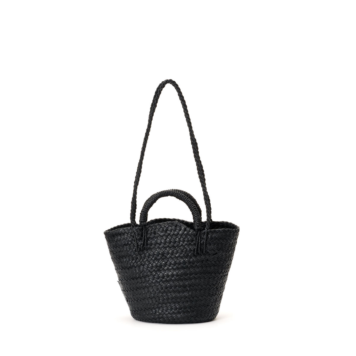 Aeta / LEATHER BASKET S + SHOULDER (Black)正面
