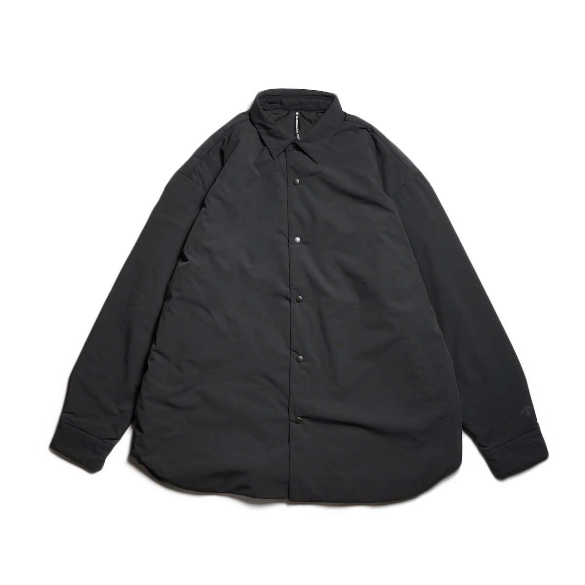 DESCENTE ALLTERRAIN I/O / INSULATED LIGHTWEIGHT L/S SHIRT  (Smoke Black)