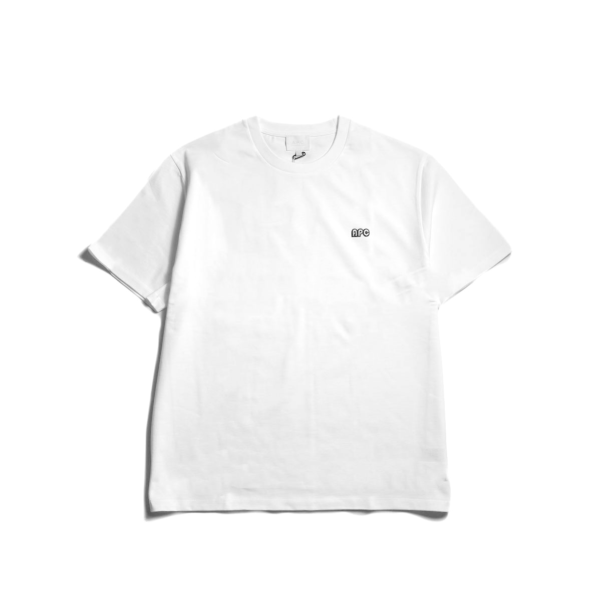 A.P.C. / 406 ロゴパッチ付Tシャツ (White)