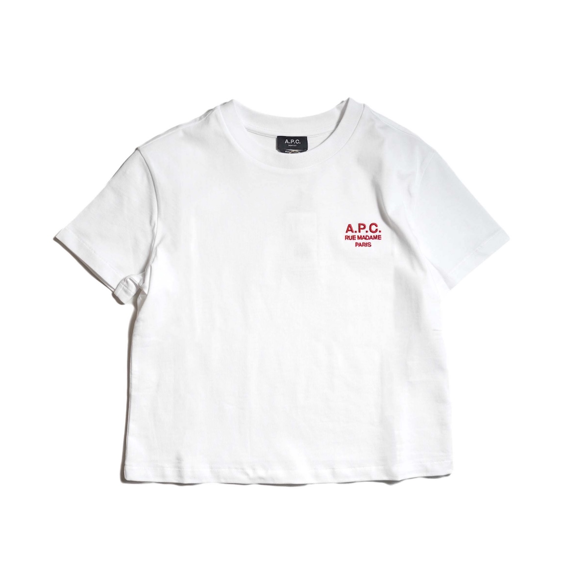 A.P.C. / BOXY RUE MADAME Tシャツ (White/Red)