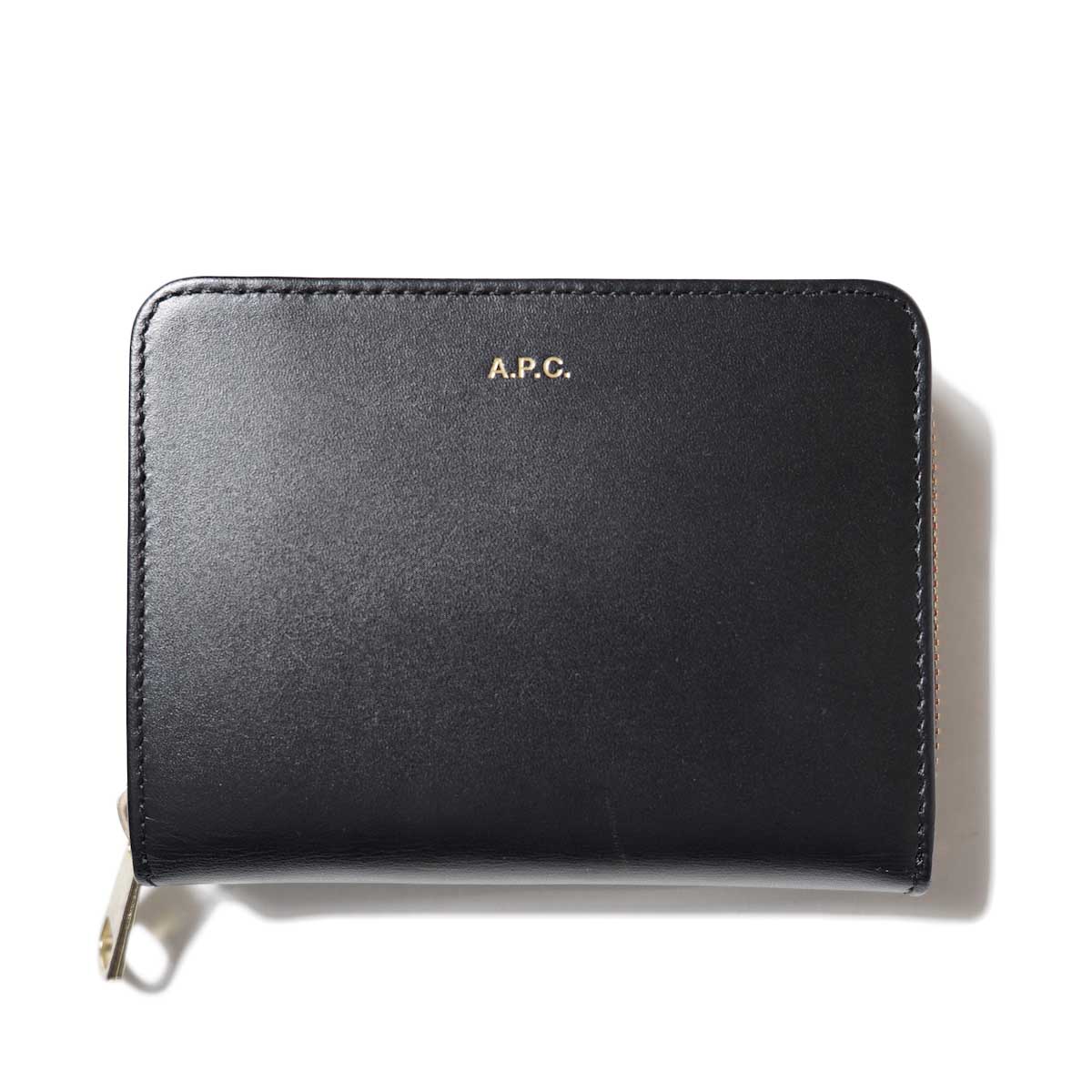 A.P.C. / Emmanuel Compact Wallet (Smooth leather・Black)