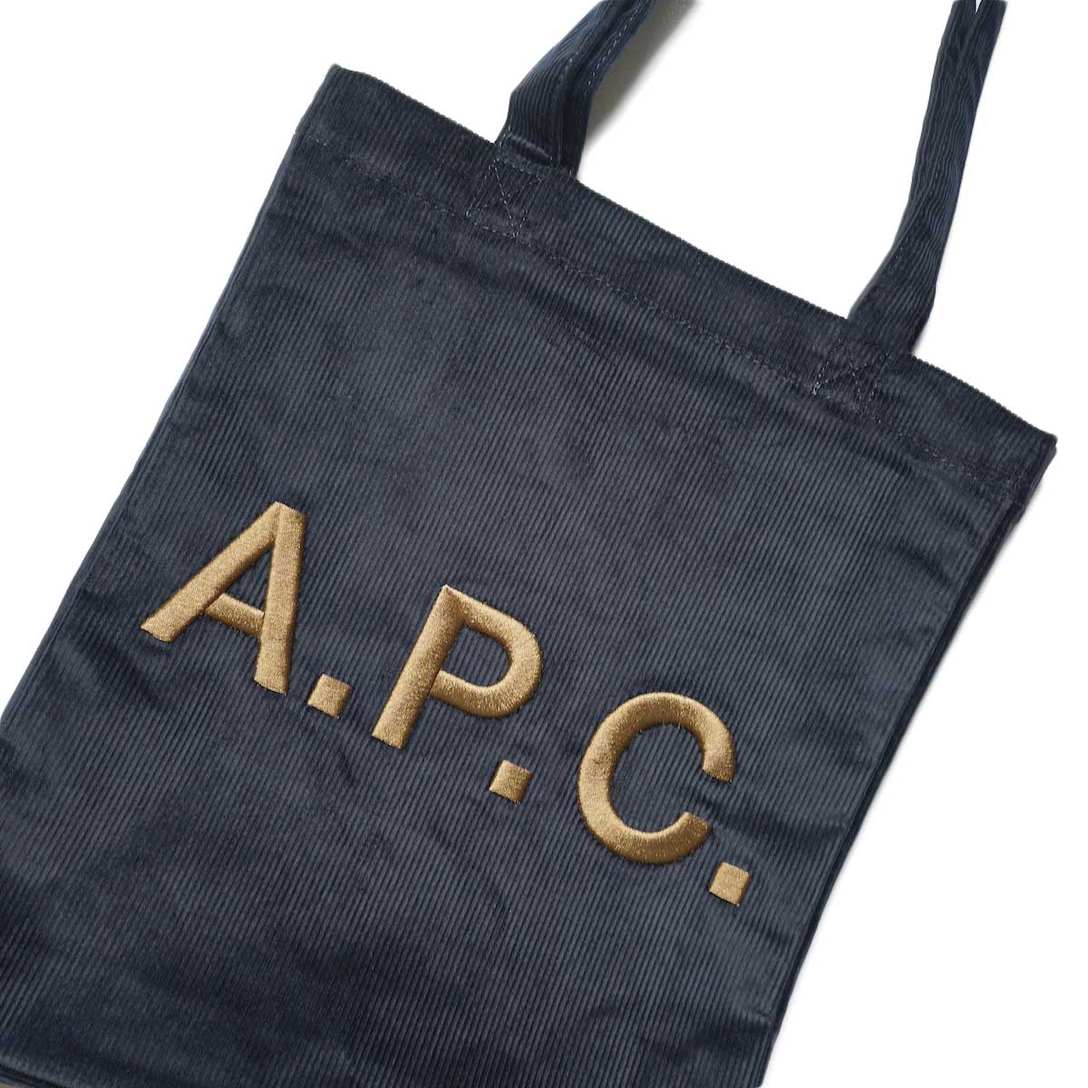 A.P.C. / Lou トートバッグ (Corduroy)ロゴ