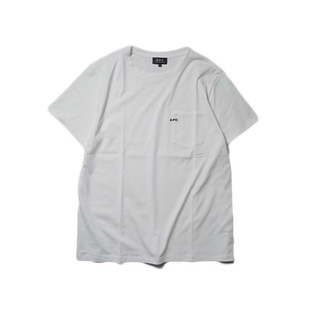 A.P.C. / 刺繍入りポケットTシャツ (White)