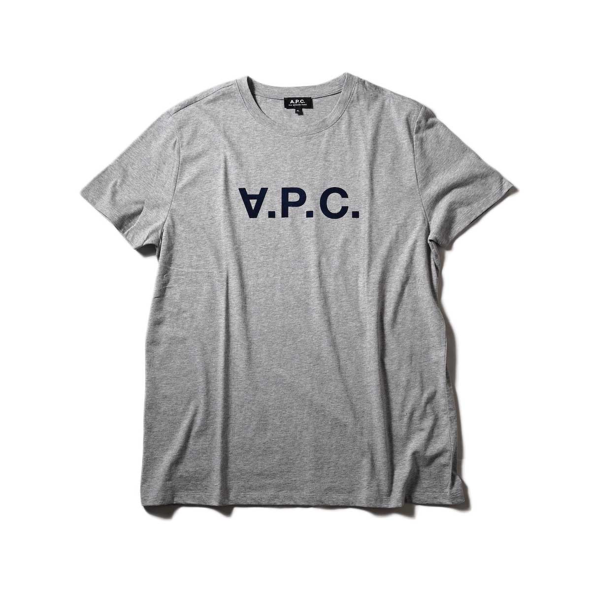 A.P.C. / VPC カラーTシャツ (Heather Gray)正面