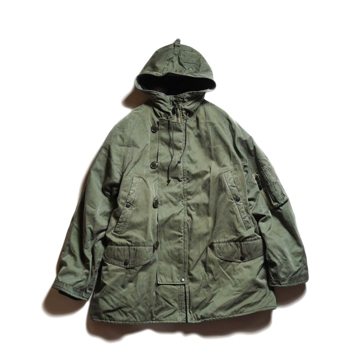 A.PRESSE / Vintage Silk Custom N-3B Flight Jacket (Sage)