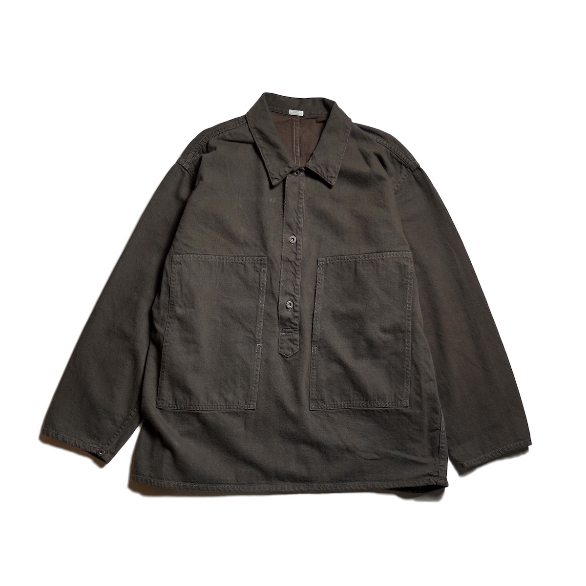 A.PRESSE / Vintage M-35 Denim Pullover Jacket (Brown)