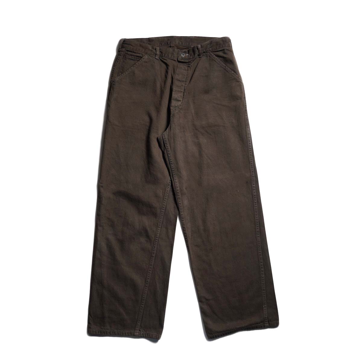 A.PRESSE / Vintage Denim Work Pants (Brown)