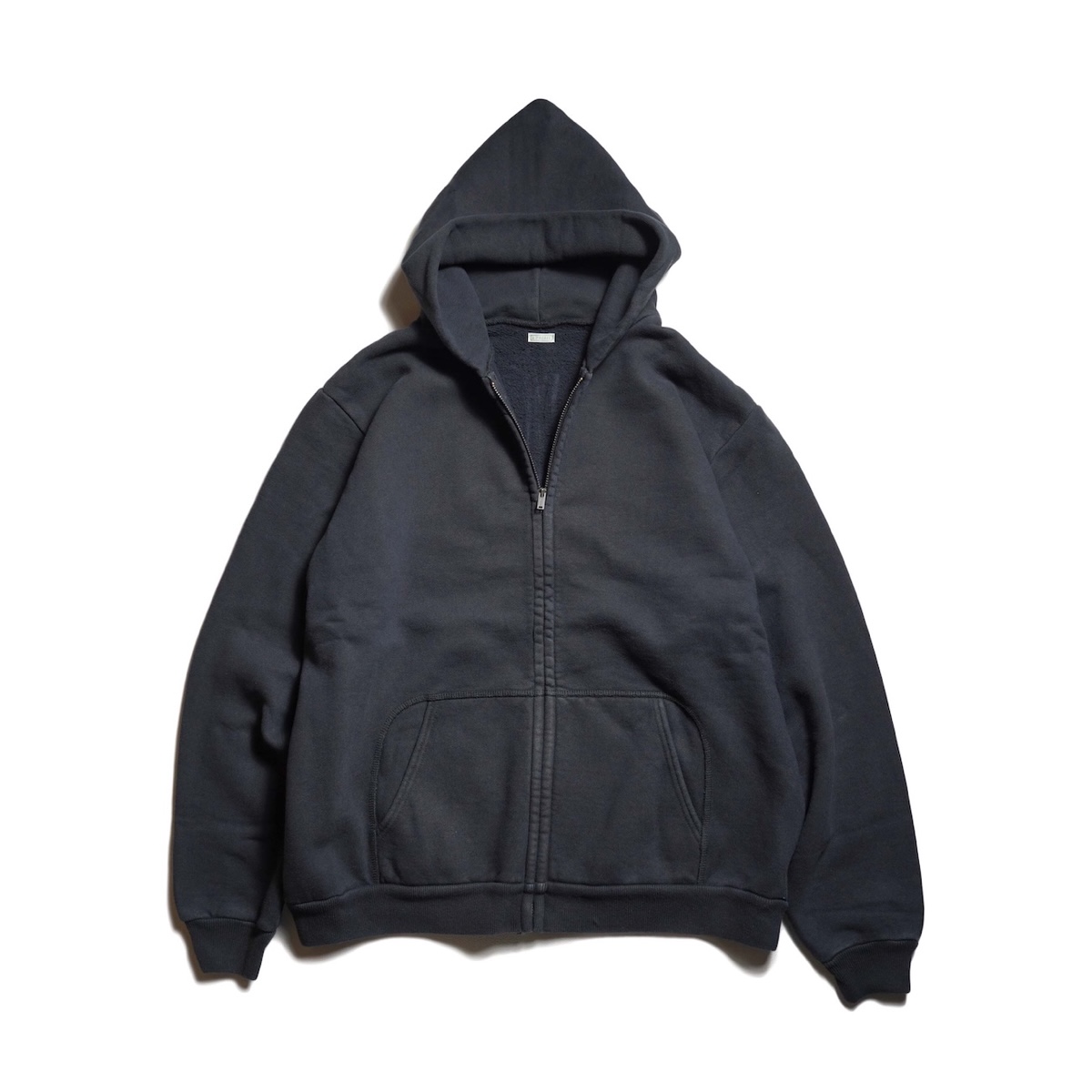 A.PRESSE / Vintage Zip Sweat Hoodie (Black)