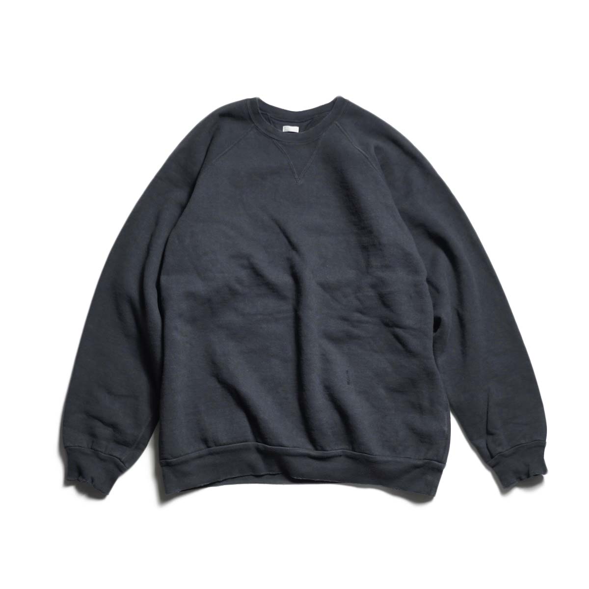 A.PRESSE / Vintage Double V Sweatshirt (Black)