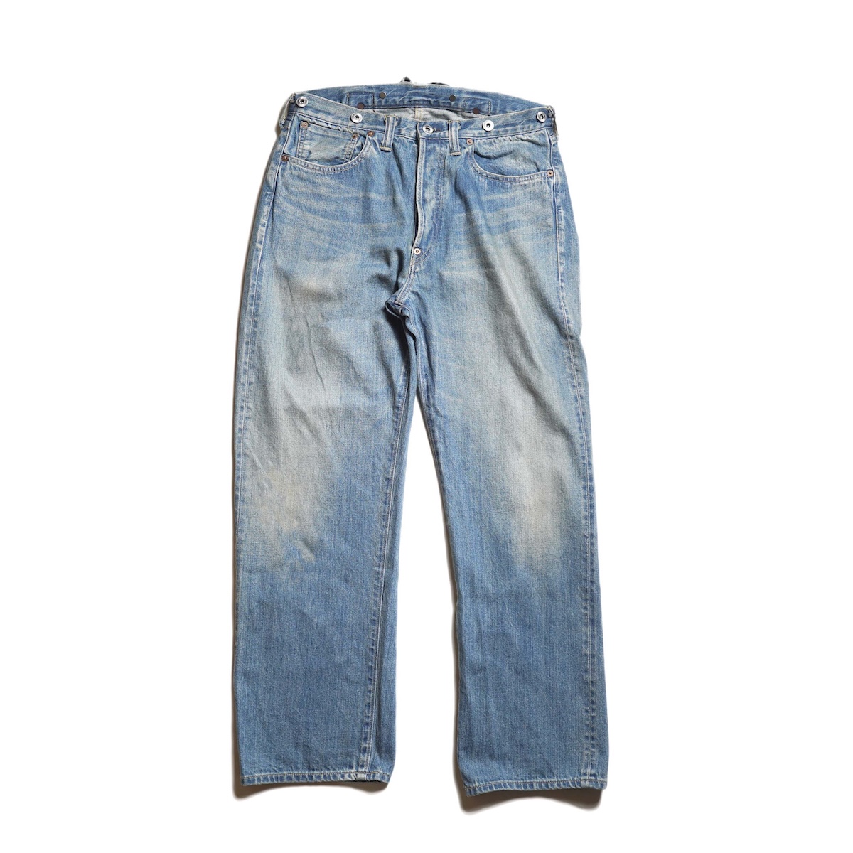 A.PRESSE / No.2 Washed Denim Pants (Indigo)