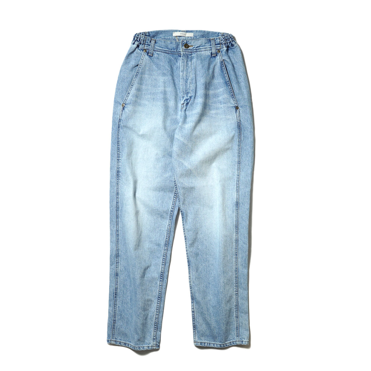 ARCHI / 12OZ DENIM EASY PANTS (Light Blue)