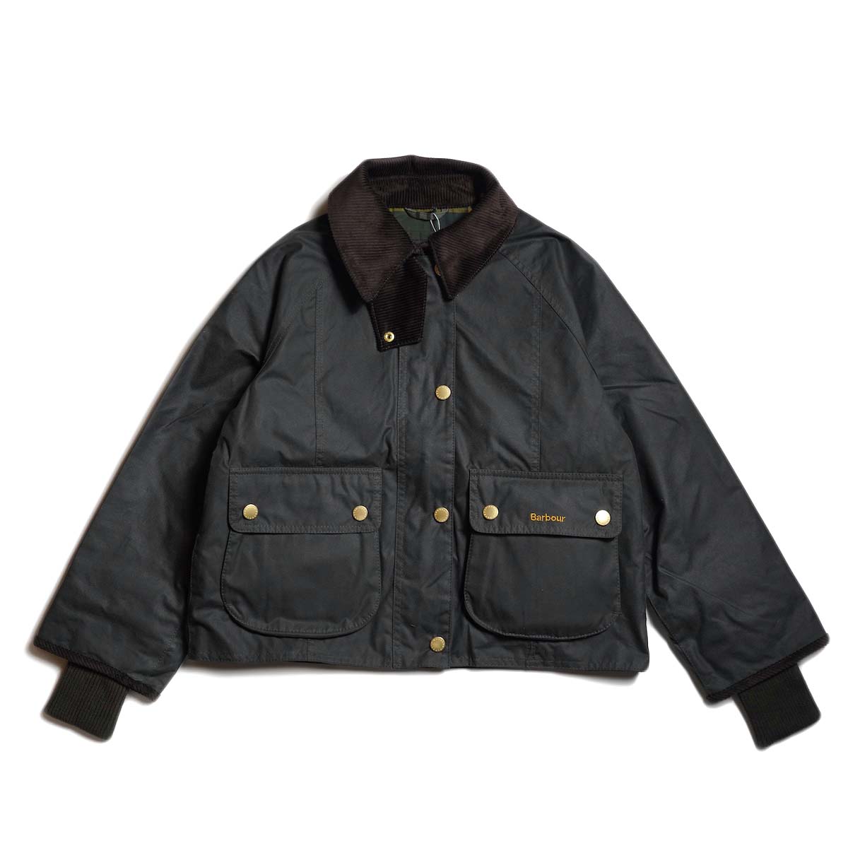 Barbour / CROPPED BEADNELL WAX JACKET (Sage Green)