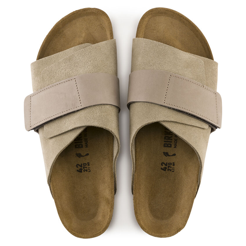 BIRKENSTOCK / Kyoto -Suede (Taupe) 上から