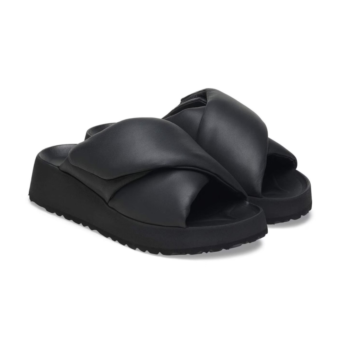 BIRKENSTOCK / Theda Cross Strap (Black)