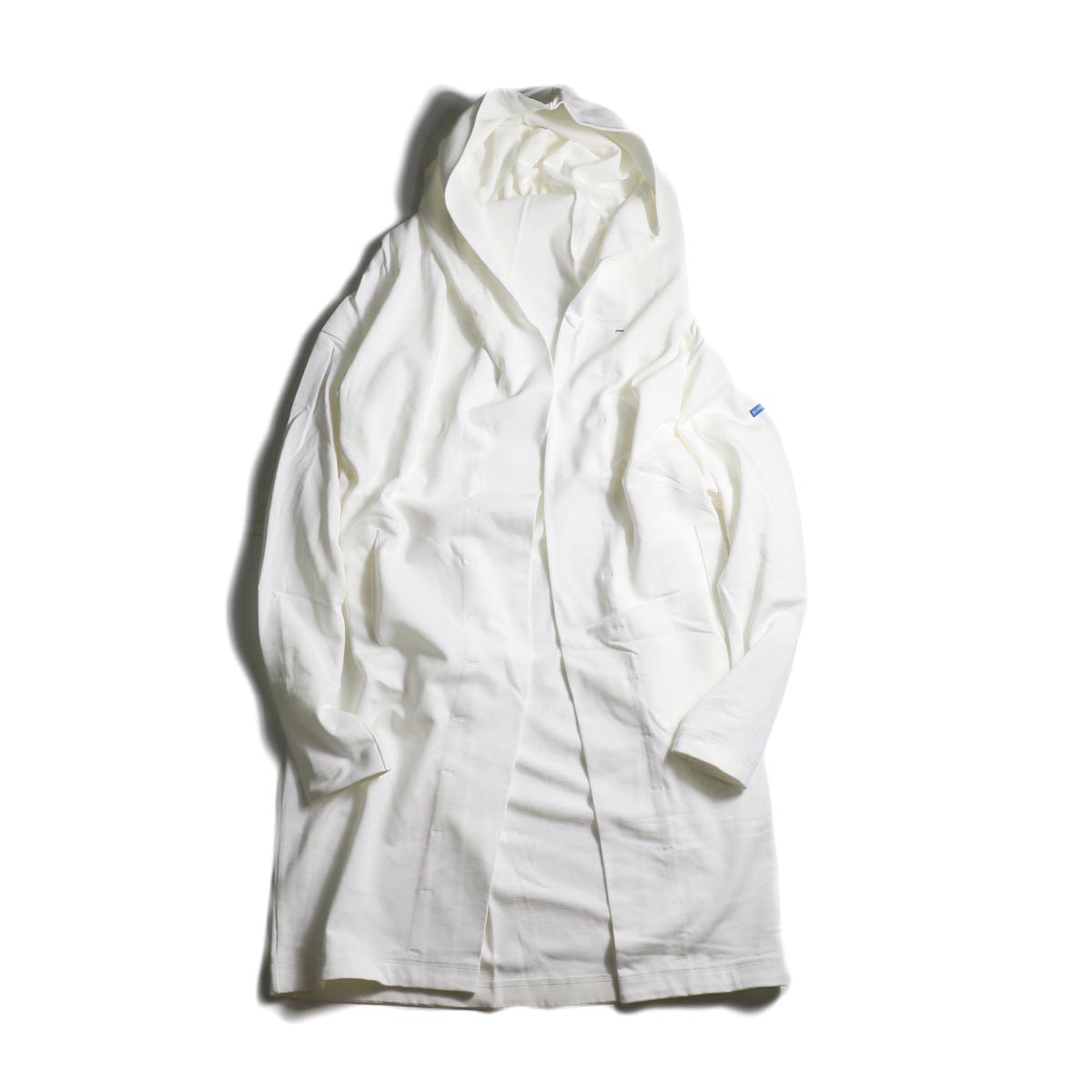 BLUEBIRD BOULEVARD / ジャージートッパーコート (White)