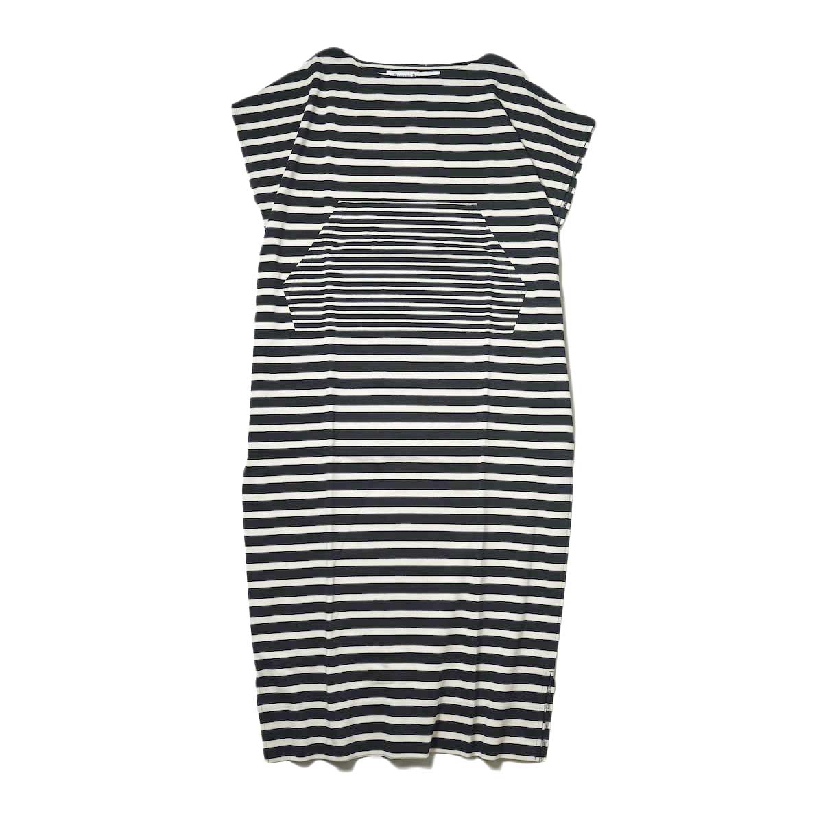BLUEBIRD BOULEVARD / Oversized Striped Dress (Black Ivory)