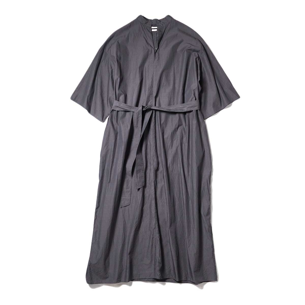blurhms / High Count Chambray Pullover Dress (Charcoal)