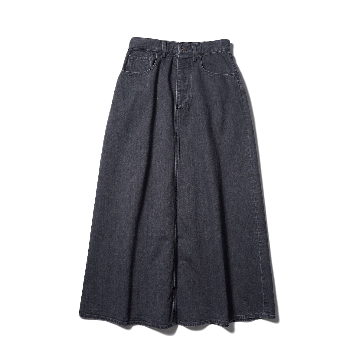 blurhms / Denim Skirt (Fade Black)