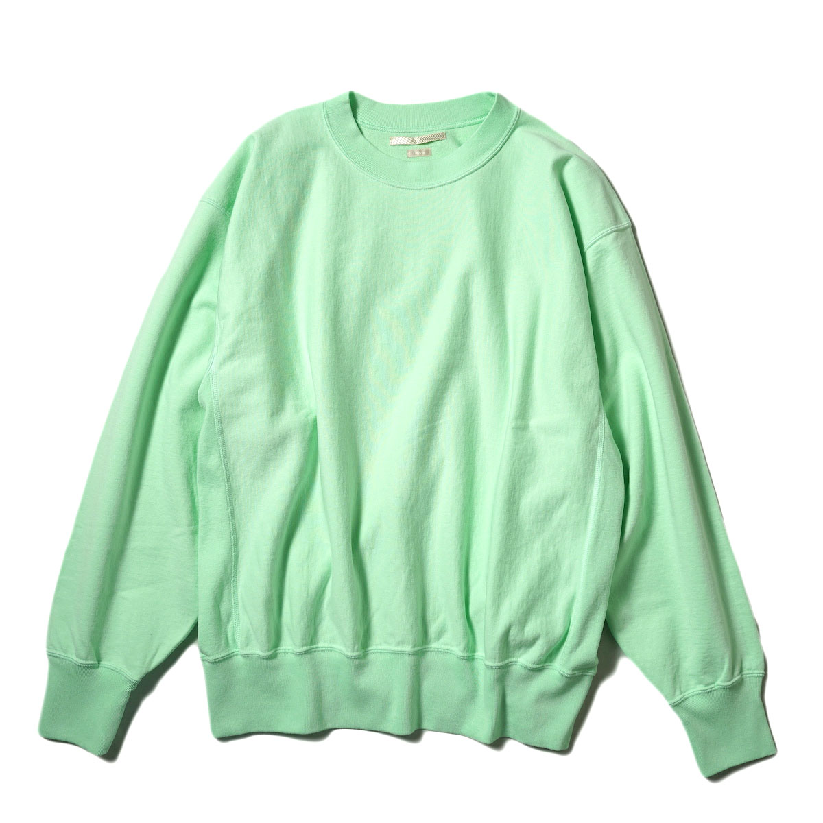 blurhms / Light Sweat Crew-neck P/O Womens (Pale Green)