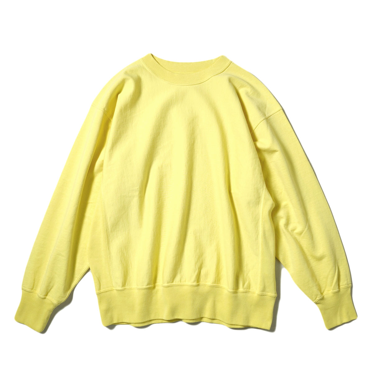 blurhms / Light Sweat Crew-neck P/O Womens (Yellow)
