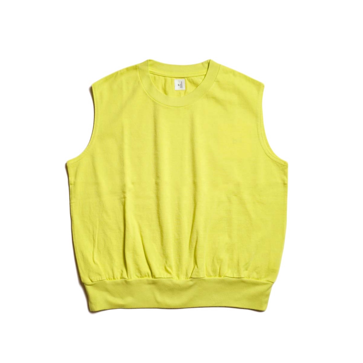 blurhms ROOTSTOCK / CLASSIC HEM RIB SLEEVELESS (Yellow)