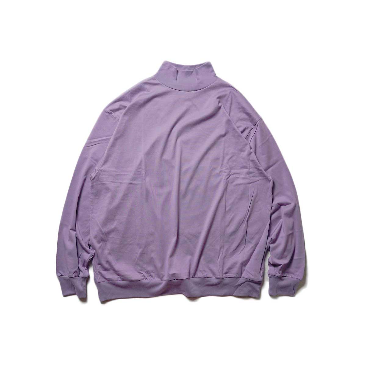 blurhmsROOTSSTOCK / Silk Cotton 20/80 High-neck L/S (Purple gray)