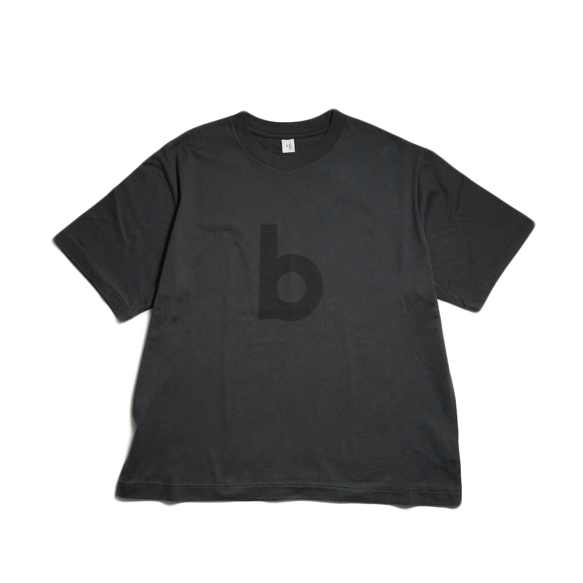 blurhms ROOTSTOCK/ bd Print Tee WIDE (Ink Black×Black-PT)