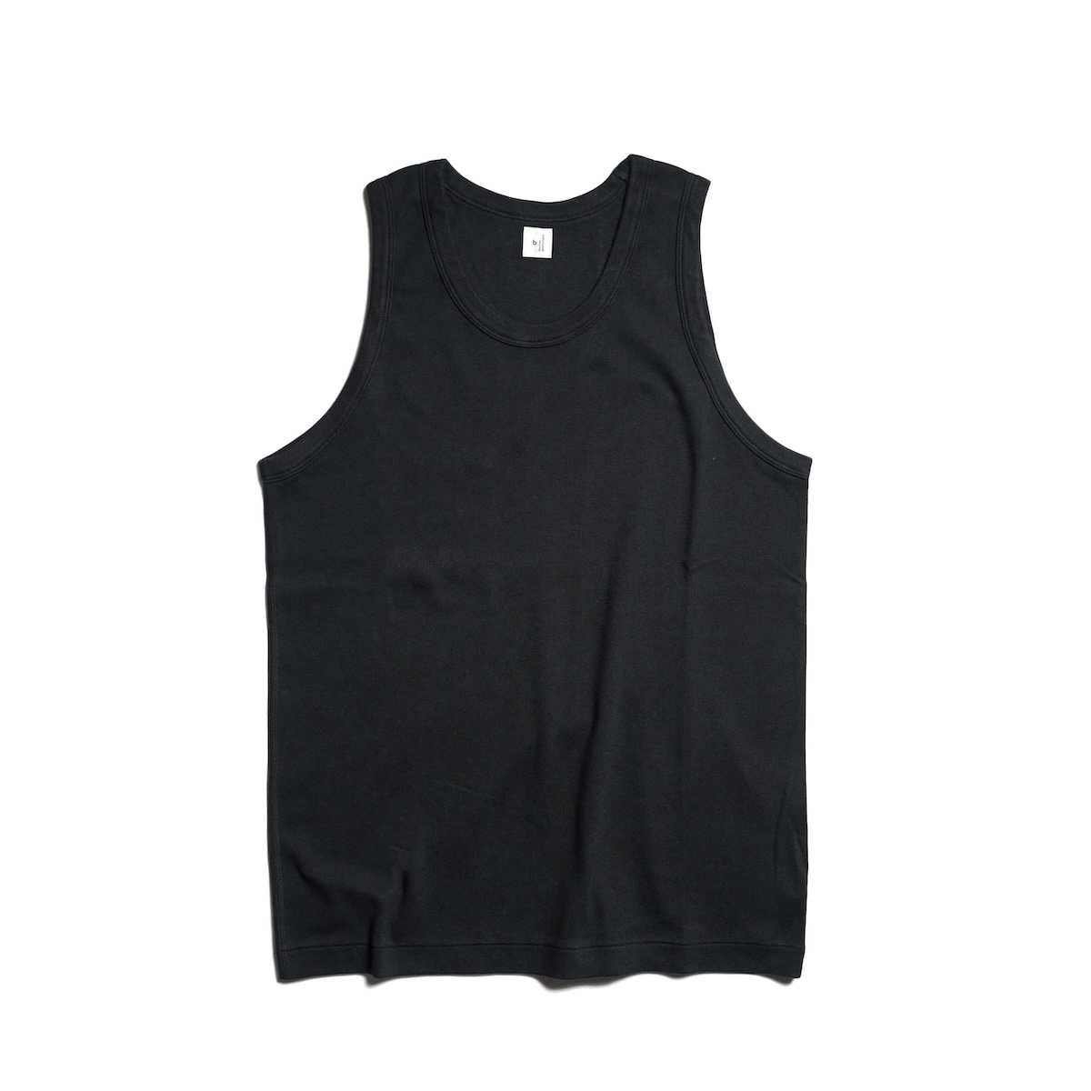 blurhms ROOTSTOCK / Classic Rib-fit Tank top (Black)