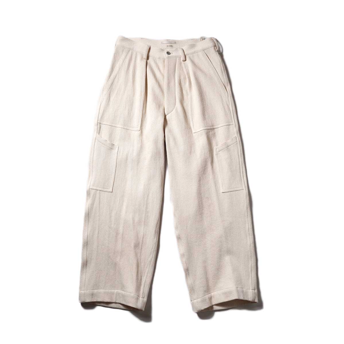 Blurhms / Cotton Drill 509 Trousers (Natural)