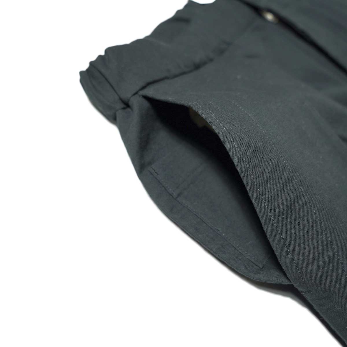 BRENA / Coq 2Tuck Pants - Bonding 50s C/L French Panama (Black)
