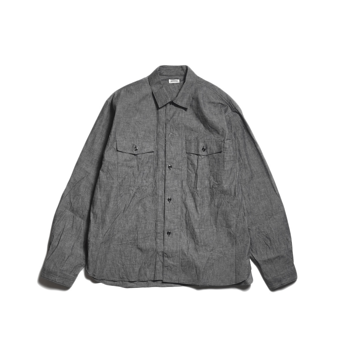 BRENA / FLAP - VINTAGE FRENCH CHAMBREY (Black)