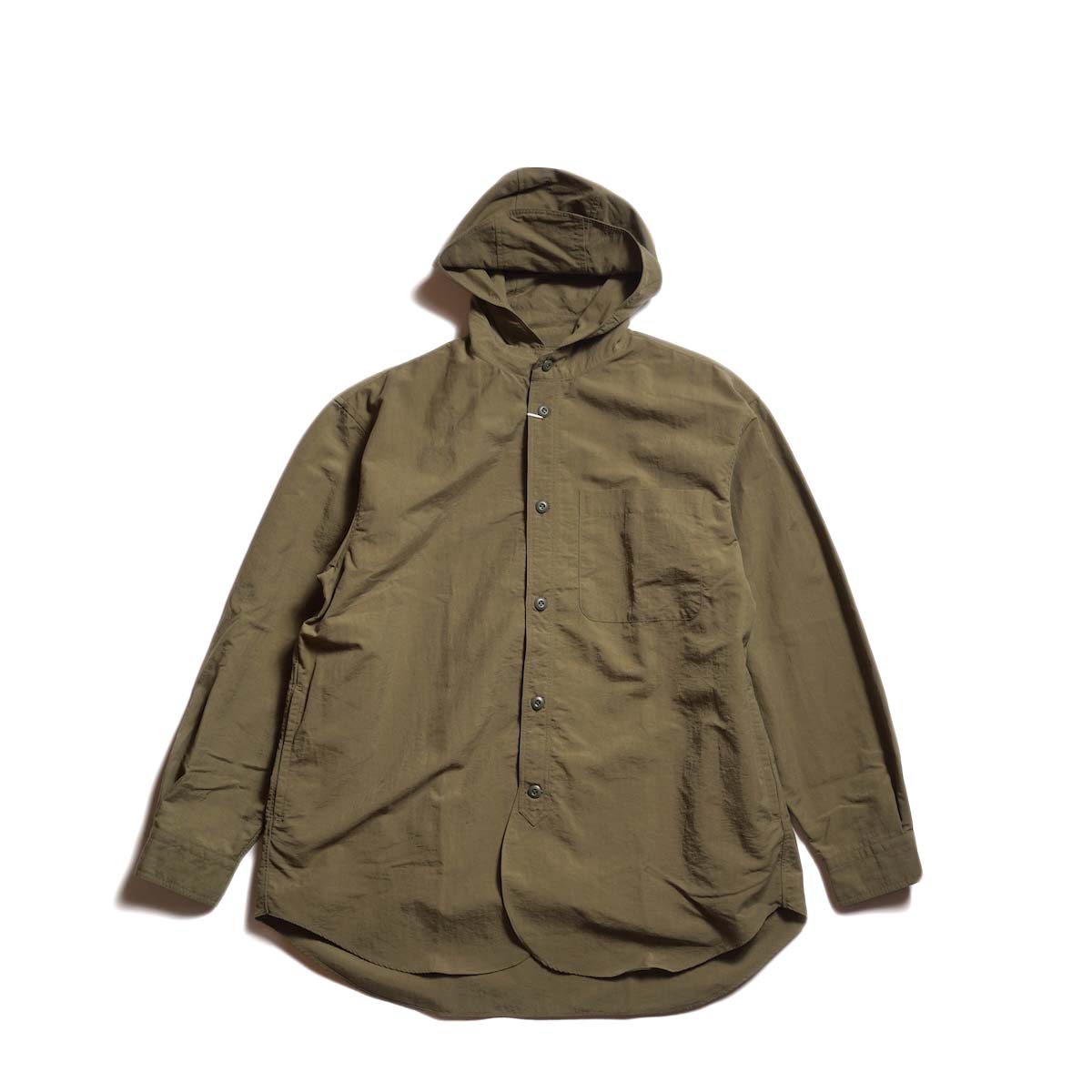 BRENA / HOOD WORK JACKET - 5.5oz STUNNER TUSSER (Khaki)