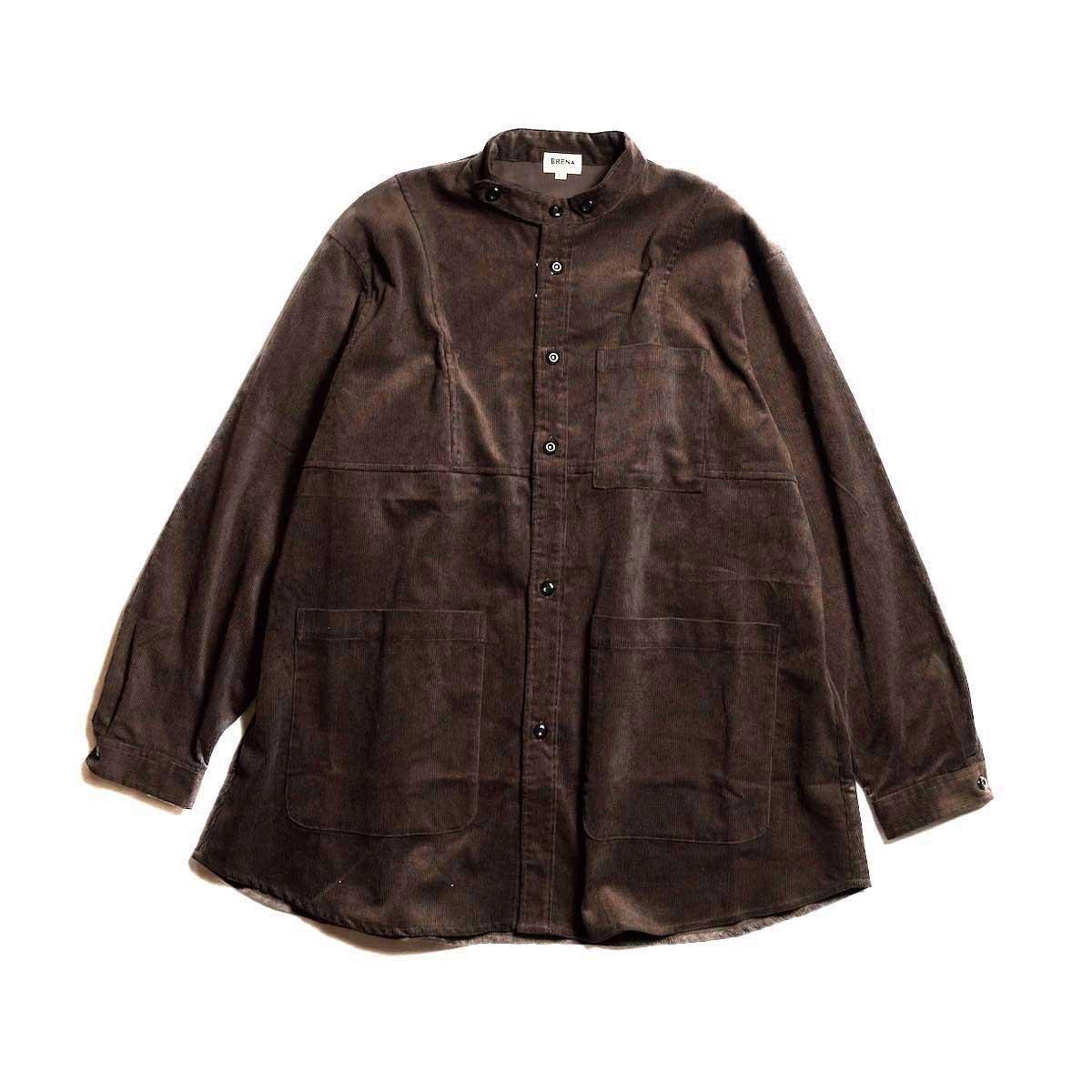 BRENA / Lumber Jacket (Dark Brown)