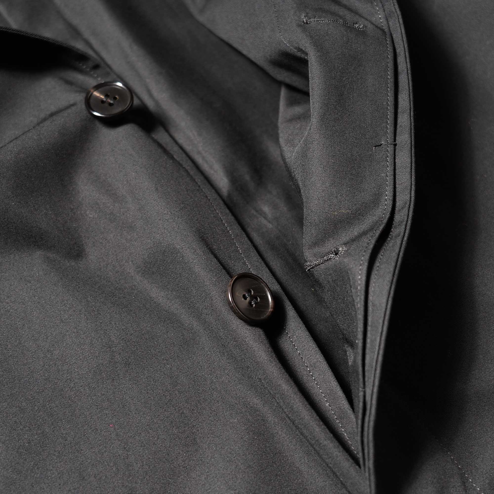 BRENA / ONCLE COAT (Black)ボタン