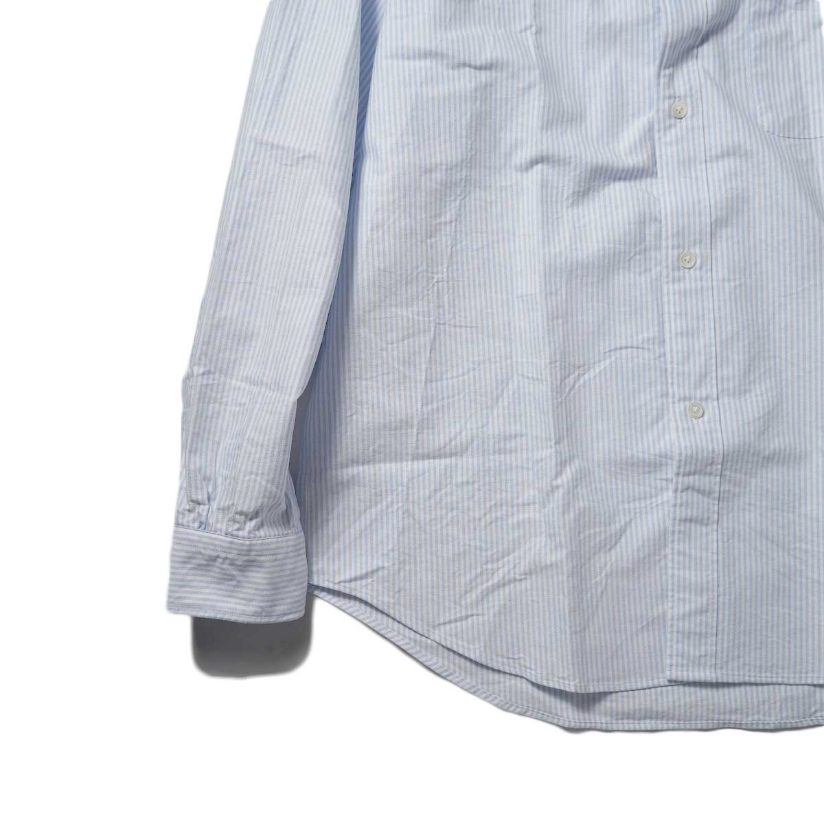 BRENA / REG-BD (SAX × WHITE)袖、裾
