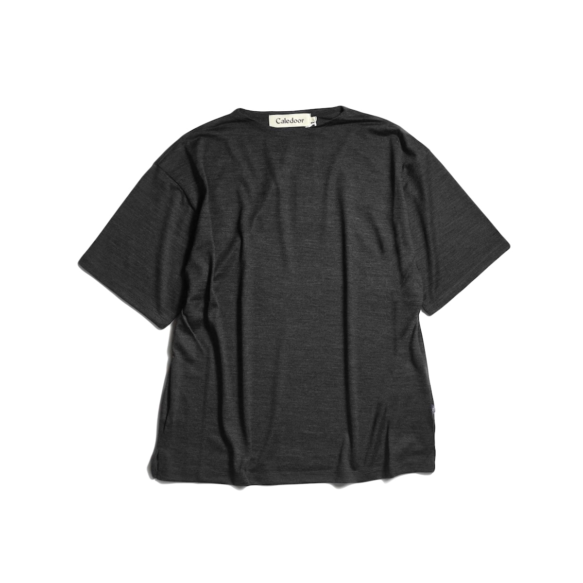 CALEDOOR / Merino Wool T-Shirt (Charcoal Gray)