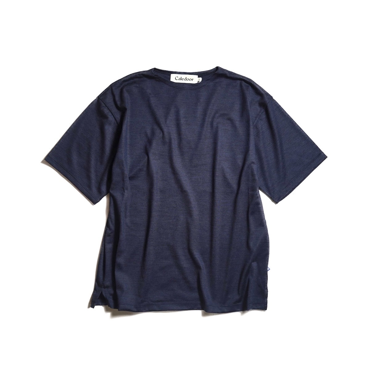 CALEDOOR / Merino Wool T-Shirt (Navy)