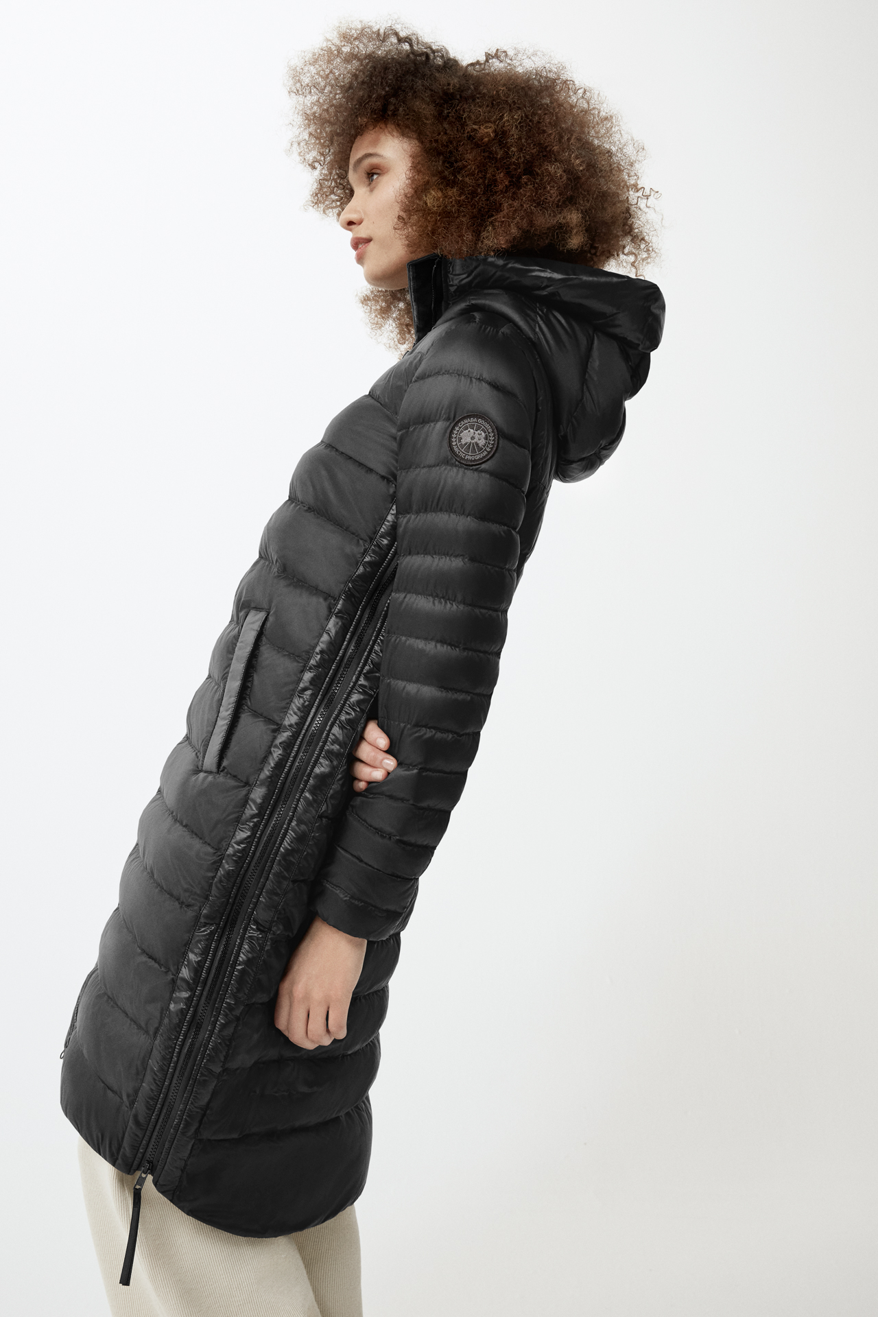  CANADA GOOSE / 2226LB ROXBORO COAT (Black) 着用イメージ②