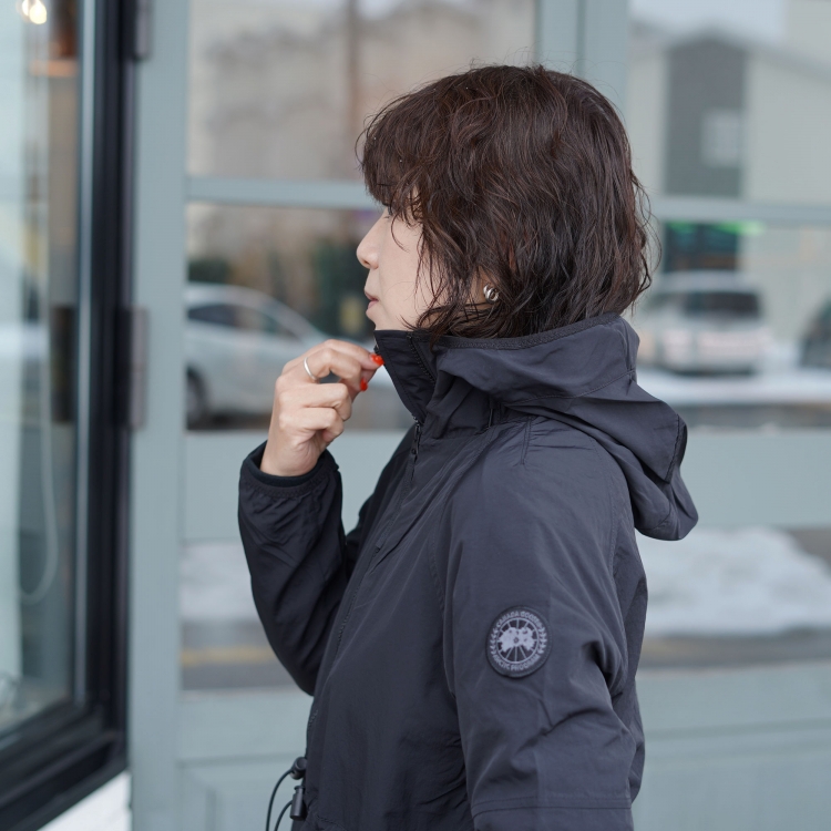 CANADA GOOSE / 2438WB LUNDELL JACKET 身長162cm 着用イメージ③