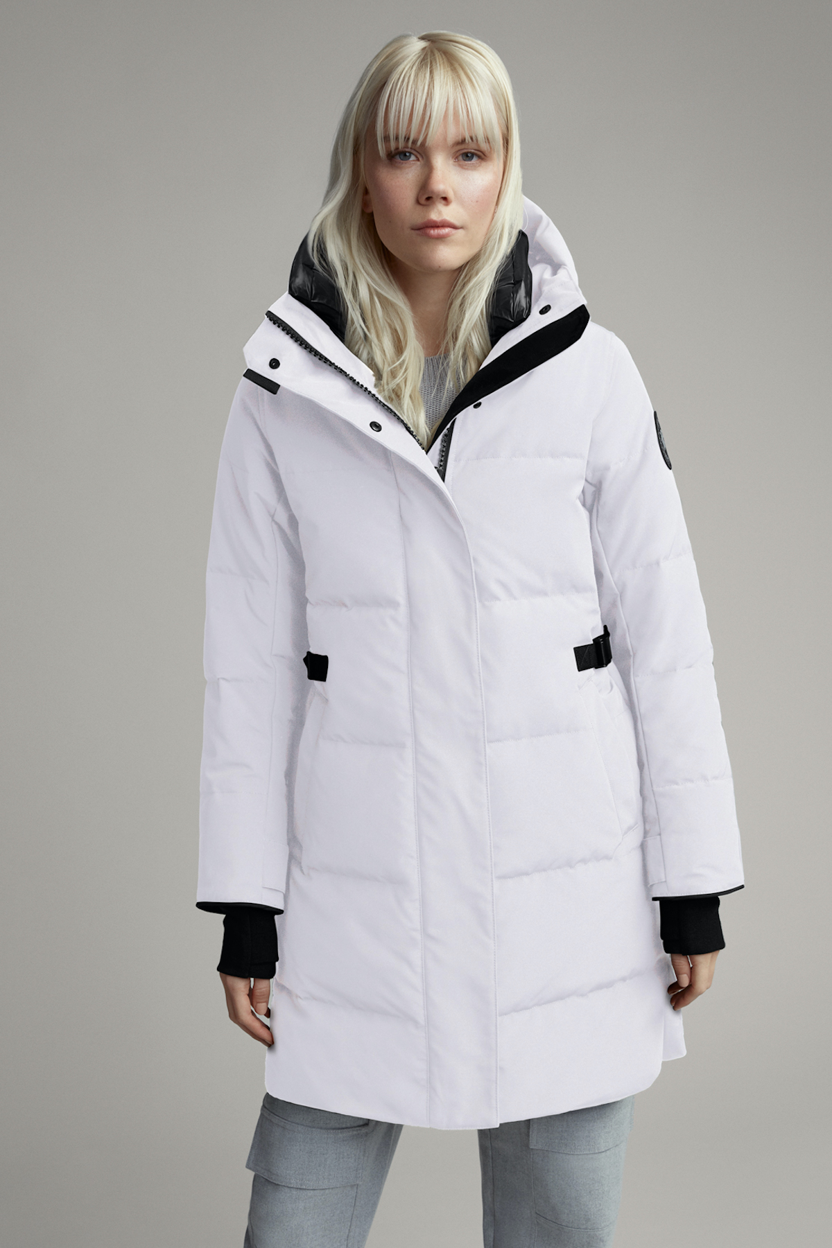 CANADA GOOSE / 3817LB BENNETT PARKA BLACK LABEL (Northstar White) 着用イメージ②