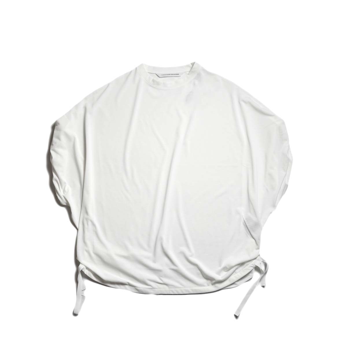 COGTHEBIGSMOKE / NARIAH TUCKED SLEEVE TOP (Off White)