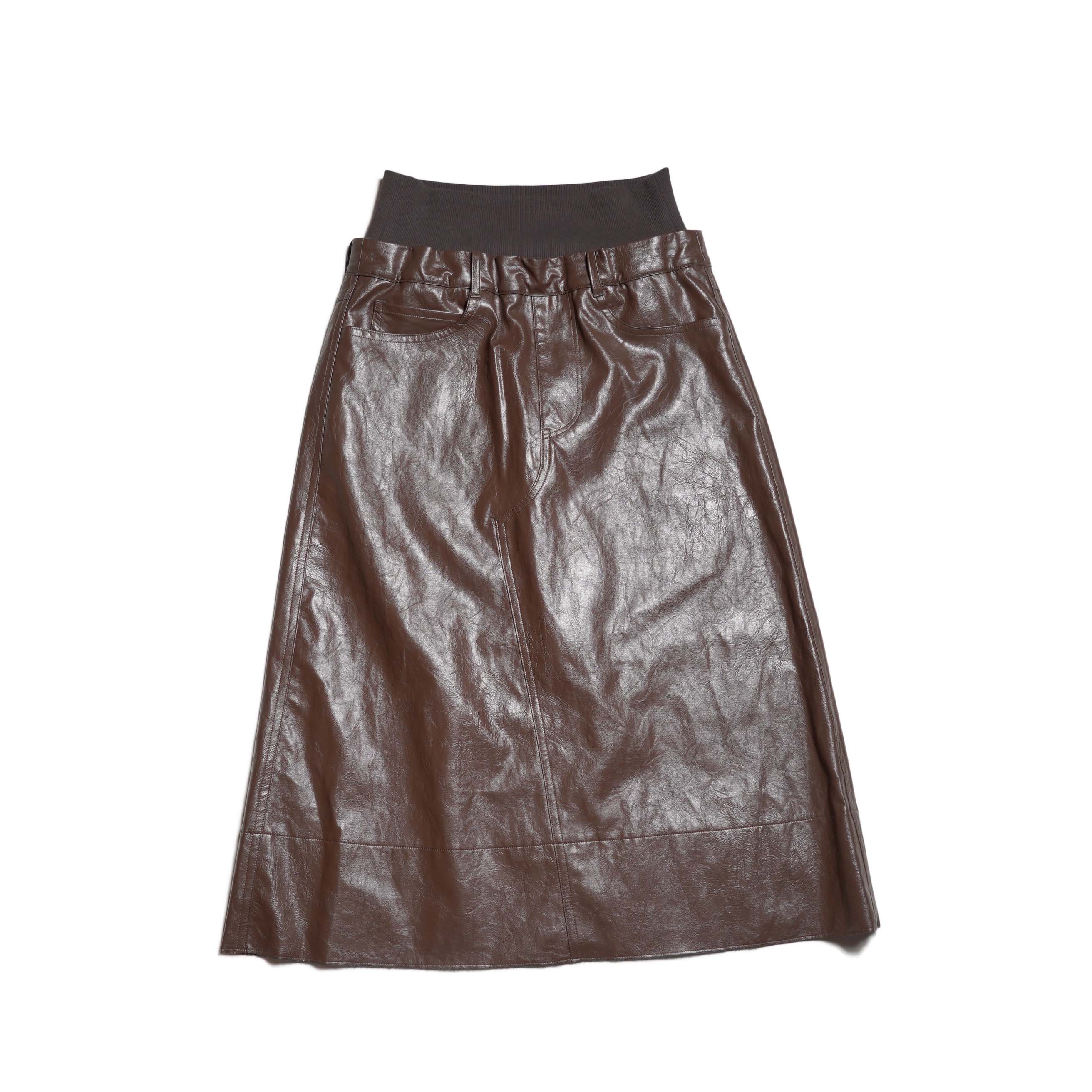 COGTHEBIGSMOKE / OAKLEY SKIRT (Chocolate)