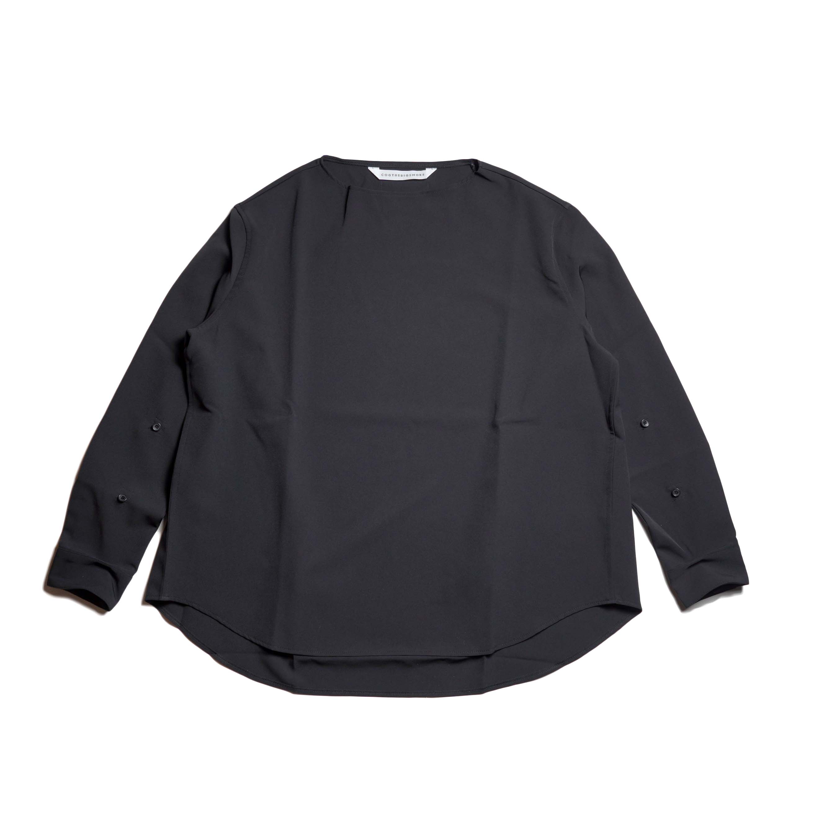 COGTHEBIGSMOKE / OCEANA BUTTON ADJUST SLV TOP (Black)