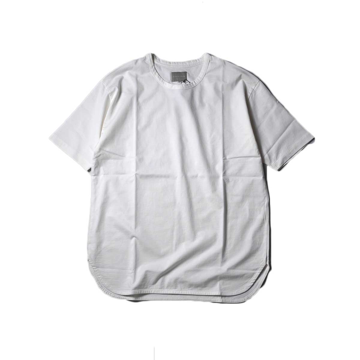 CURLY / SDH H/S CN TEE (L.t.Gray)正面