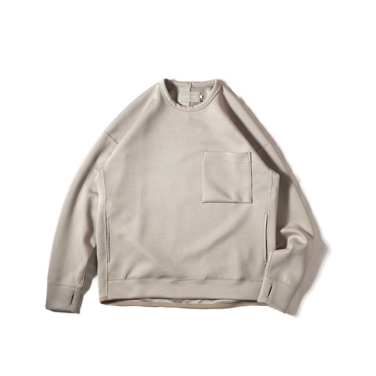 CURLY / TWILL DOUBLE JERSEY P/O (Beige)