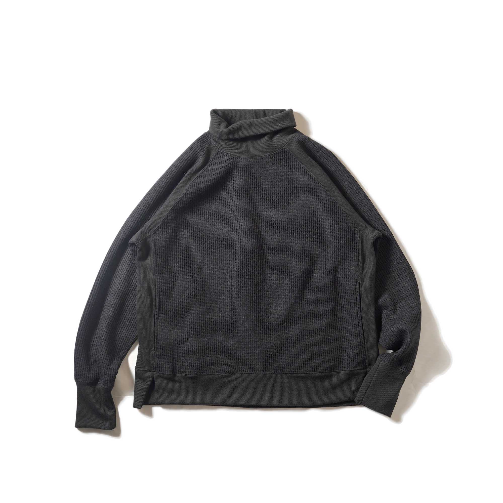 CURLY / WAFFLE KNIT TURTLENECK P/O (D.Navy)