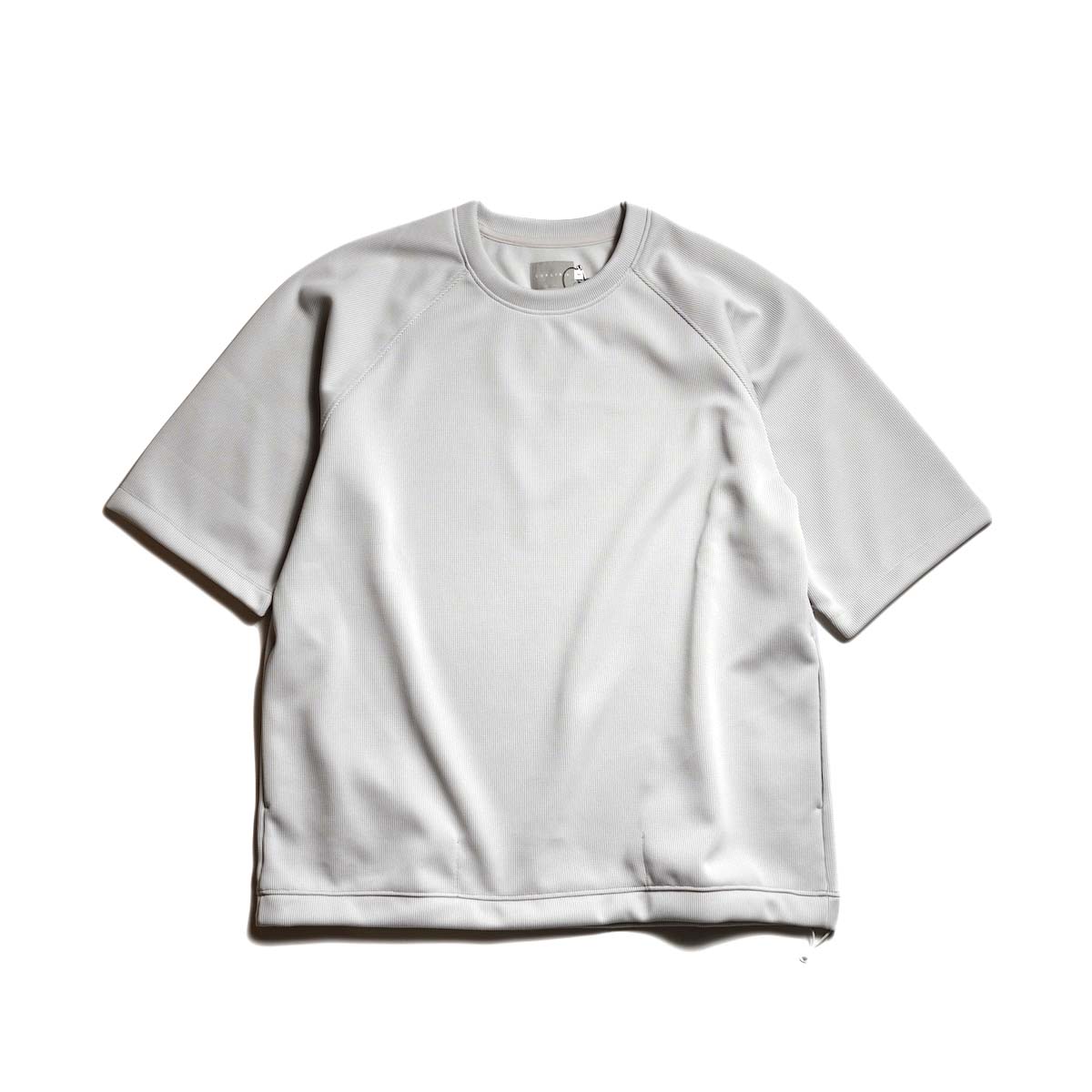 CURLY&amp;Co. / HIGH GAUGE KNIT TEE (L.Gray)