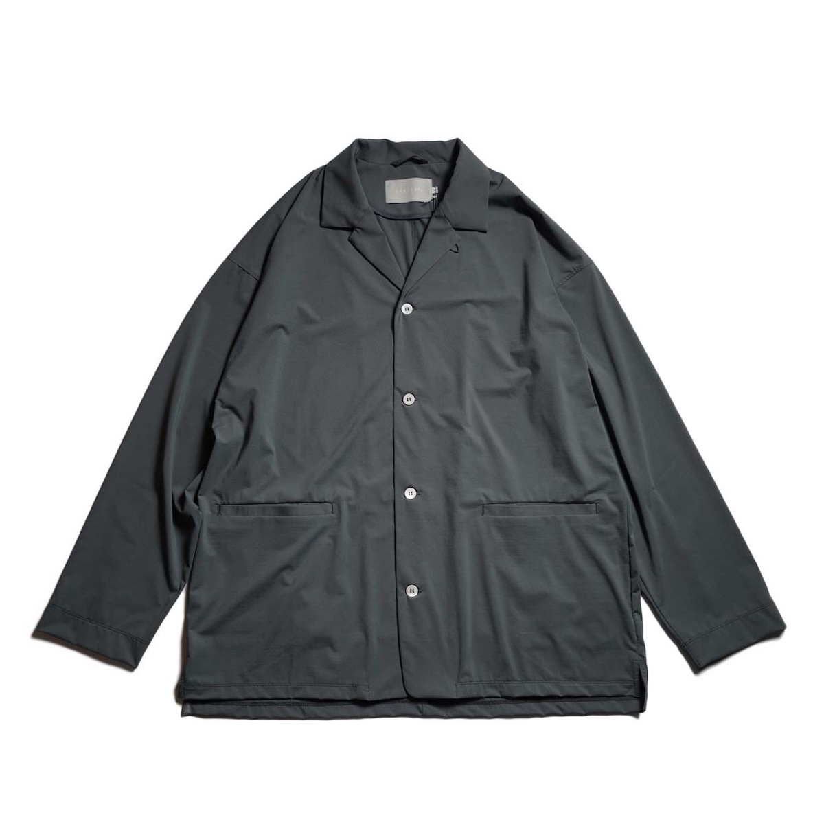 CURLY&amp;Co. / DRY COOL TRICOT SHIRT JACKET (Moss Gray)