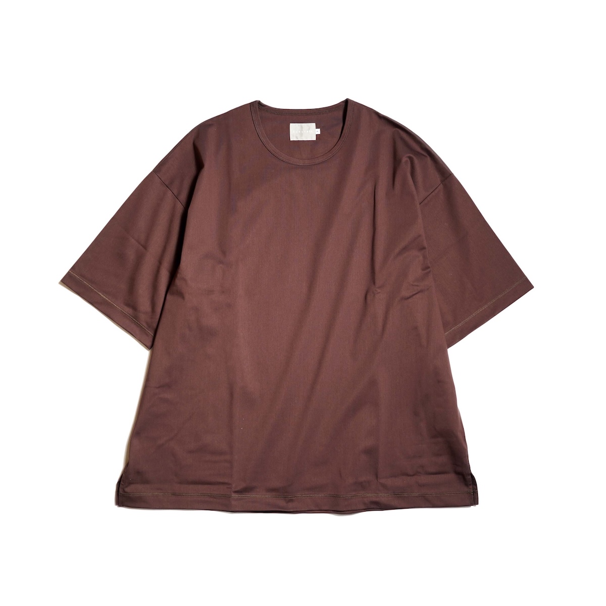 CURLY&amp;Co. / T/C TRICOT TEE (D.Brown)